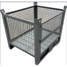 CONTENITORE NUOVO IN METALLO IN RETE CON SLITTE LATO LUNGO CON SPORTELLO ABC ART 16L/16P/16AP