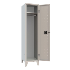 ARMADIO SPOGLIATOIO METALLICO CON RIPIANO SUPERIORE ARMET LINEA QUADRO 251/252/253-001