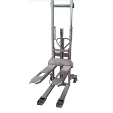 STOCCATORE,SOLLEVATORE MANUALE IN ACCIAIO INOX IN A304,PORTATA 1000KG BADA 10M
