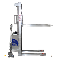 STOCCATORE SEMIELETTRICO IN ACCIAIO INOX IN A304,PORTATA 1000KG BADA 10SE