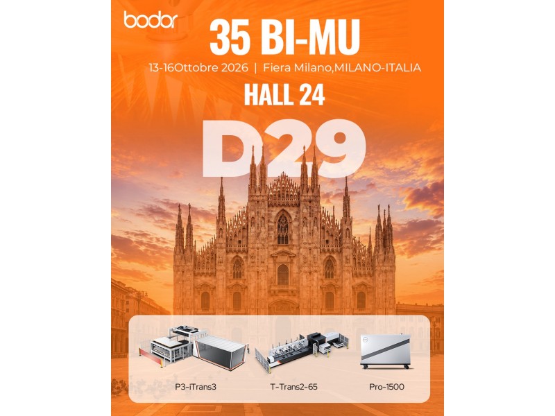 saremmo presenti alla BI-MU dal 13-16 ottobre