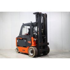 Carrello elettrico da 8000 kg CARER Z80HL del 2016, triplex 6400mm, ingombro 3320mm, ore 17700