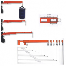 GANCIO TELESCOPICO, braccio, PER FORCHE - NOVAMACH NTLB03