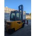 CARRELLO ELEVATORE 50qli usato revisionato JUNGHEINRICH EFG550s, con forche e posizionatore a gande apertura da mt.2 nuovi