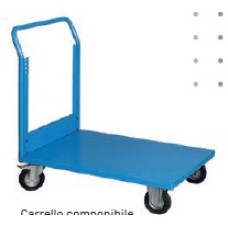 CARRELLO COMPONIBILE CON SPONDA APERTA MG "LINEA NET" ART.MG450 09N ART.MG455 09N (MM 966X694X1013 H)