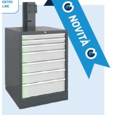 CASSETTIERA PORTAUTENSILI AD APERTURA ELETTRONICA MG "LINEA TOP 1" ART.M100 71TE2M ART.M100 71VE2M