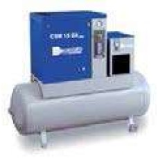 COMPRESSORE A VITE DA 3 A 10 HP, A VELOCITA' FISSA, CON ESSICCATORE SU SERBATOIO, CECCATO CSM 3-9