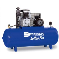 COMPRESSORE A PISTONI A CINGHIA LUBRIFICATO 11 BAR 400V VERSIONE FISSA CECCATO BELTAIR PRO 