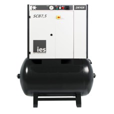 COMPRESSORE A VITE  CON TRASMISSIONE A CINGHIA DA 3-7.5KW 10BAR IES mod SCB 
