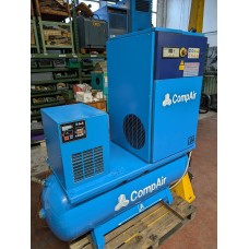 COMPRESSORE USATO A VITE COMBINATO  GARDEN DENVER L04 hp 5.5 - 450lt-min ORE 2000