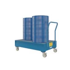 CARRELLO CON VASCA DI RACCOLTA PER FUSTI,CAPACITA' 230 LT,FAMEPLA ART 63-30024-00