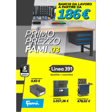PROMOZIONALE FAMI - MIAL, ARREDAMENTO INDUSTRIALE