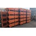 CONTENITORI usati IN FERRO A BOCCA DI LUPO ARANCIONE USATI DIM 56X84BOCCA 69BASE H60 