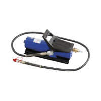 POMPA IDRAULICA CON COMANDO PNEUMATICO A PEDALE FERVI 0664