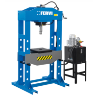 PRESSA ELETTROMECCANICA 100 TON,CON MOTORE 230/400V FERVI P001/100EP230V-P001/100EP400V