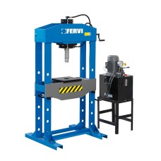 PRESSA ELETTROMECCANICA 75 TON,CON MOTORE 230/400V FERVI P001/75EP