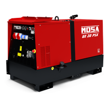 GENERATORE DI ELETTRICITA' MOSA 1500 GIRI PERKINS CON SERBATOIO DA 60,65 L A DIESEL DA 17.6, 26.4, 40.8 KW