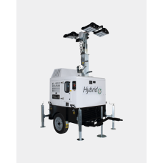 TORRE FARO A LAMPADE LED,CARRELLO TRAINO LENTO,SOLLEVAMENTO MANUALE AD ARGANO 8 MT MONOFASE,GENSET LT 7000 SSH-K HYBRID