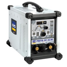 SALDATRICE INVERTER MONOFASE A TIG AC/DC E MMA,200A,GYS PROTIG 201 AC/DC FV