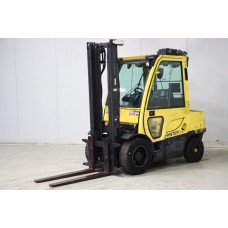 Carrello diesel da 3500 kg, HYSTER H3.5FT del 2006, duplex 3600mm, ingombro 2450mm, ore 8400