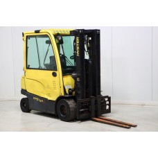 Carrello elettrico da 2500 kg HYSTER J2.5XN del 2015, triplex 5000mm, ingombro 2200mm, ore 18000