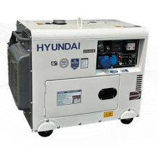 GENERATORE CORRENTE DIESEL SILENZIATO , 12hp - 230V - 5.0/4.6 kw , VINCO , HYUNDAI ART: 65240