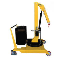 GRU A SBALZO GIREVOLE COMPLETAMENTE MANUALE, PORTATA 500 KG LEVANTE LG-500M