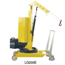 GRU A SBALZO GIREVOLI MANUALI, CON SOLLEVAMENTO ELETTRICO PORTATA 200 KG LEVANTE SERIE LG-200E