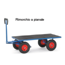 RIMORCHI SPINTA A MANO SENZA SPONDE LEVANTE 