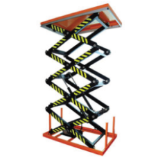 PIATTAFORME ELETTRICHE FISSE A QUADRUPLO PANTOGRAFO SERIE SHF  LEVANTE