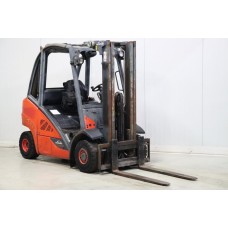 Carrello diesel da 2500kg LINDE H25D-02 del 2014 triplex 4700mm ingombro 2200mm ore 2000