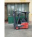 Carrello elettrico da 1200 kg LINDE E 12-02 del 2017, triplex 465, ingombro 2200, ore 3200