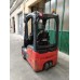 Carrello elettrico da 1200 kg LINDE E 12-02 del 2017, triplex 465, ingombro 2200, ore 3200