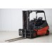 Carrello elettrico da 3000 kg LINDE E30-02 del 2010 triplex 4350mm ingombro 2100mm ore 14000