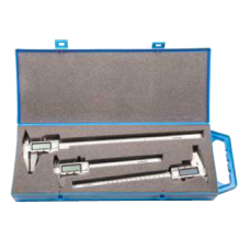 SET CALIBRI  ELETTRONICI CON CASSA IN METALLO "OBERK" LTF 327.789/3