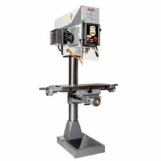 TRAPANO FRESA CON TAVOLA A CROCE SU COLONNA,VARIATORE ELETTRONICO DI VELOCITA',NEW DRILL TCL 40 VE