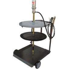 KIT PER GRASSO CARRELLATI CON POMPA 50:1 PER FUSTI 180/200KG DIAM 600MM APAC ART.1782