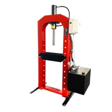 PRESSA IDRAULICA MOTORIZZATA DOPPIA VELOCITA' AUTOMATICA CON RAPIDO POTENZA 20 TONN AXA P20MR