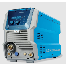 SALDATRICE A FILO MULTIFUNZIONE NUOVA INVERTER CON TIG LIFT, LOKERMANN GRAND MIG 200 MULTI PFC SYN, 230V