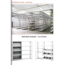 SCAFFALATURA ZINCATA AD AGGANCIO RAPIDO TECNOTELAI  PIANI E ACCESSORI, prezzi nella descrizione