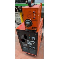 SALDATRICE A FILO usata A SCATTI da 300 Amper, TELWIN mastermig 300 , completa di accessori 
