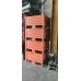 CONTENITORI IN LAMIERA USATI DIM.100X80H61 CM. CON SLITTA OTTIMO STATO