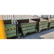 CONTENITORE USATO BENNA RIBALTABILE IN FERRO LT 500
