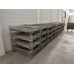 CESTE IN FERRO ABBATTIBILI DIM ESTERNE 122X83H98 INTERNE 115X76H80 CON SPORTELLO SEMINUOVE 