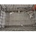 CESTE IN FERRO ABBATTIBILI DIM ESTERNE 122X83H98 INTERNE 115X76H80 CON SPORTELLO SEMINUOVE 