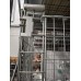 CESTE IN FERRO ABBATTIBILI DIM ESTERNE 122X83H98 INTERNE 115X76H80 CON SPORTELLO SEMINUOVE 