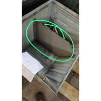 CONTENITORI  IN FERRO A BOCCA DI LUPO USATI  DIM:80X50BASE DALLA BOCCA 67,H60 OTTIMO STATO COME DA FOTO 