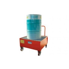 VASCA ECOLOGICA DI CONTENIMENTO CAUCCHIOLI ART: CE79VLP1C IN ACCIAIO PER LO STOCCAGGIO DI 1 FUSTO