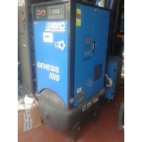 COMPRESSORE USATO A VITE 10HP,10BAR,CON ESSICATORE E SERBATOIO DA 275 LT,ABAC GENESIS 